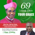 Archbishop Valerian Maduka Okeke At 69