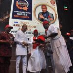 Presentation of the Igbo Ambassador’s award to Prince Dr Emeka Eze