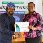 Certificate Presentation to Volunteers at the Digital Skills for Juveniles Project
