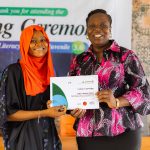 Certificate Presentation to Volunteers at the Digital Skills for Juveniles Project